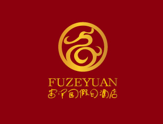 馮浩的富澤園logo設(shè)計