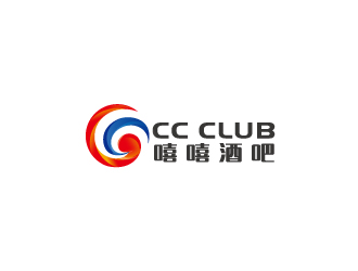 周金進的嘻嘻酒吧，，，英文用CC CLUBlogo設(shè)計