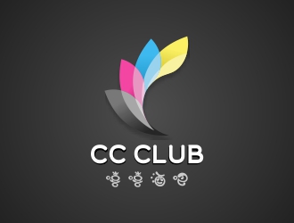 劉小紅的嘻嘻酒吧，，，英文用CC CLUBlogo設(shè)計