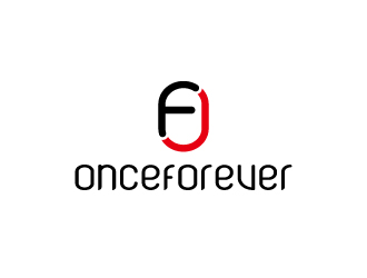 周金進(jìn)的英文:onceforever +中文:萬姿艾唯logo設(shè)計