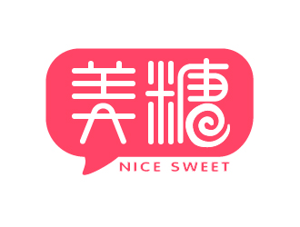 張陽的美糖APP字體文字logo設計logo設計