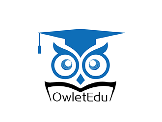 陸達(dá)活的OwletEdu 卡通貓頭鷹logo設(shè)計