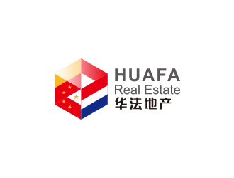 華法地產(chǎn) HUAFA Real Estate   法國投資，置業(yè)，安家一站式服務(wù)平臺logo設(shè)計(jì)