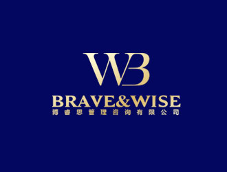 鐘炬的Brave&Wise博睿思咨詢公司logologo設(shè)計(jì)