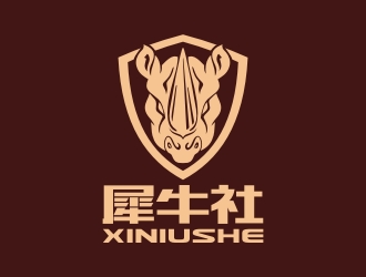 曾翼的犀牛社戶外越野自駕游車(chē)友會(huì)俱樂(lè)部logologo設(shè)計(jì)