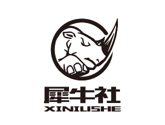 孫金澤的犀牛社戶外越野自駕游車(chē)友會(huì)俱樂(lè)部logologo設(shè)計(jì)