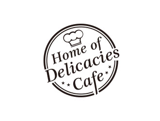 朱紅娟的Home of Delicacies Cafelogo設(shè)計