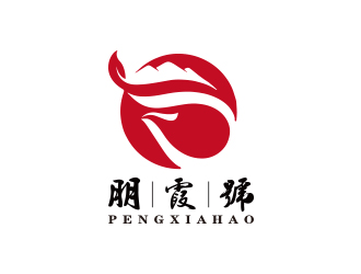 孫金澤的朋霞號茶葉包裝logo設(shè)計