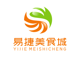 李杰的易捷美食城logo設(shè)計