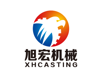 葉美寶的旭宏機械制造logo設(shè)計