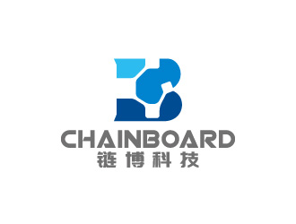 周金進的鏈博科技公司logologo設(shè)計