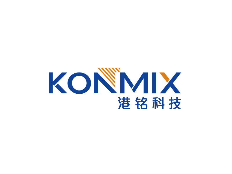 KONMIX  + 港銘科技logo設(shè)計(jì)