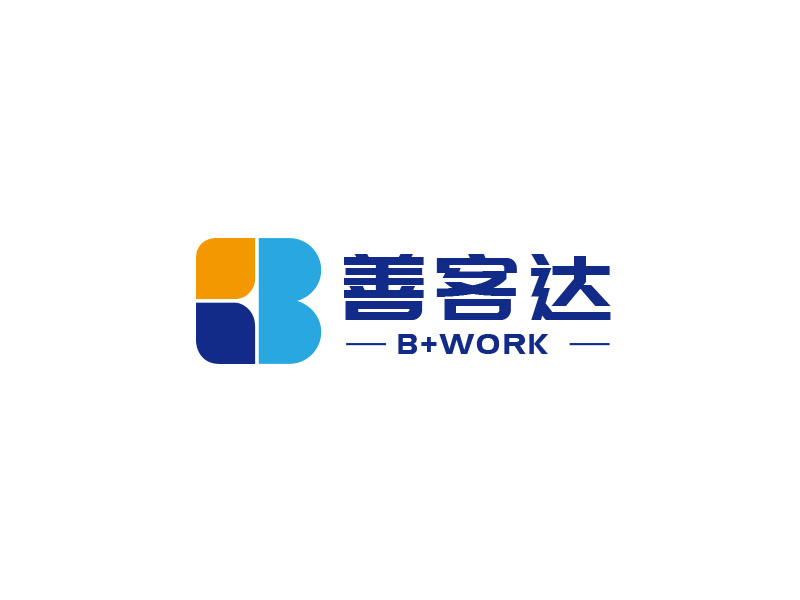 朱紅娟的B+WORK 善客達(dá)logo設(shè)計(jì)