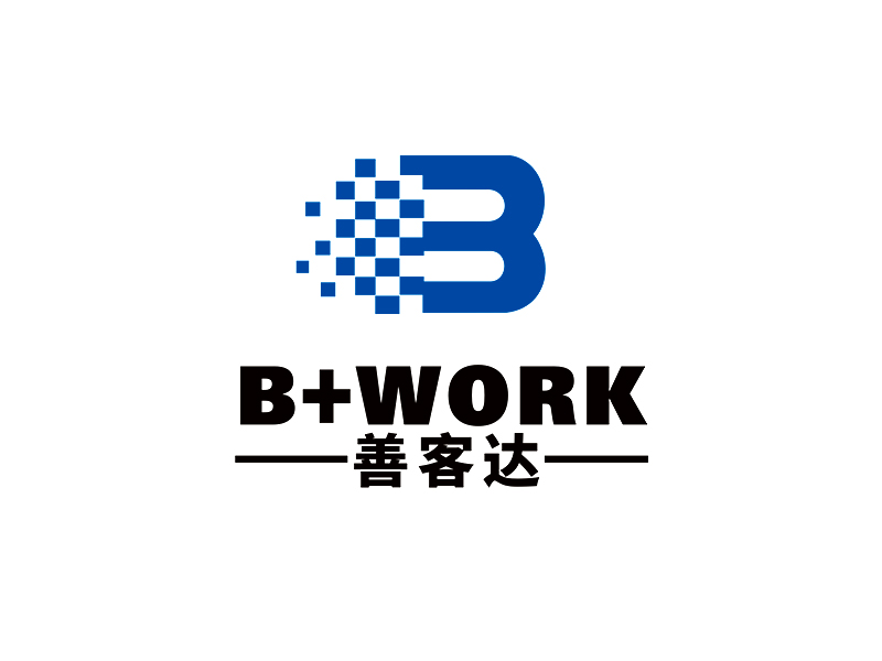 李杰的B+WORK 善客達(dá)logo設(shè)計(jì)