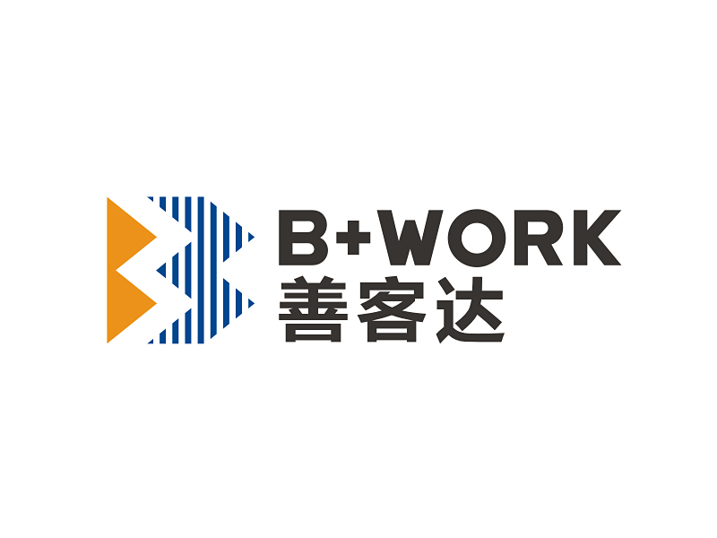 吳世昌的B+WORK 善客達(dá)logo設(shè)計(jì)
