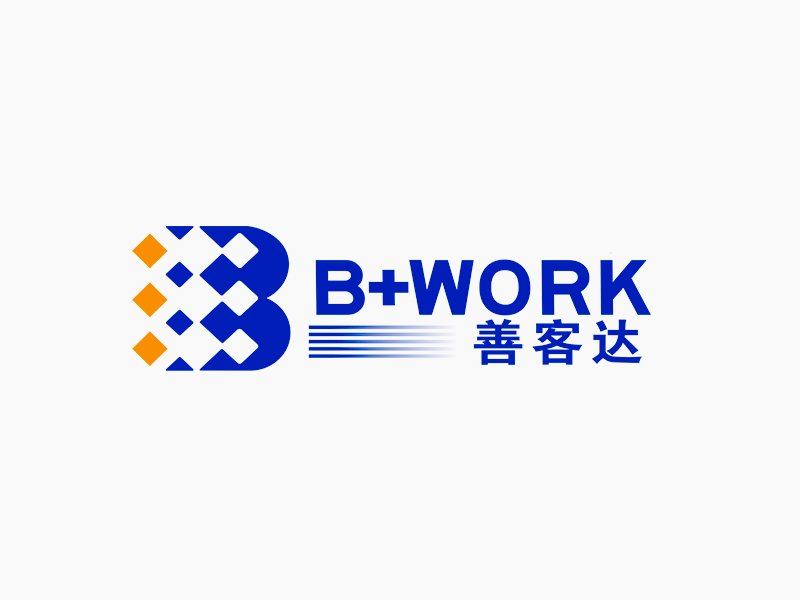 李杰的B+WORK 善客達(dá)logo設(shè)計(jì)