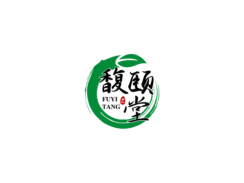 陳川的馥頤堂茶葉logo設(shè)計(jì)