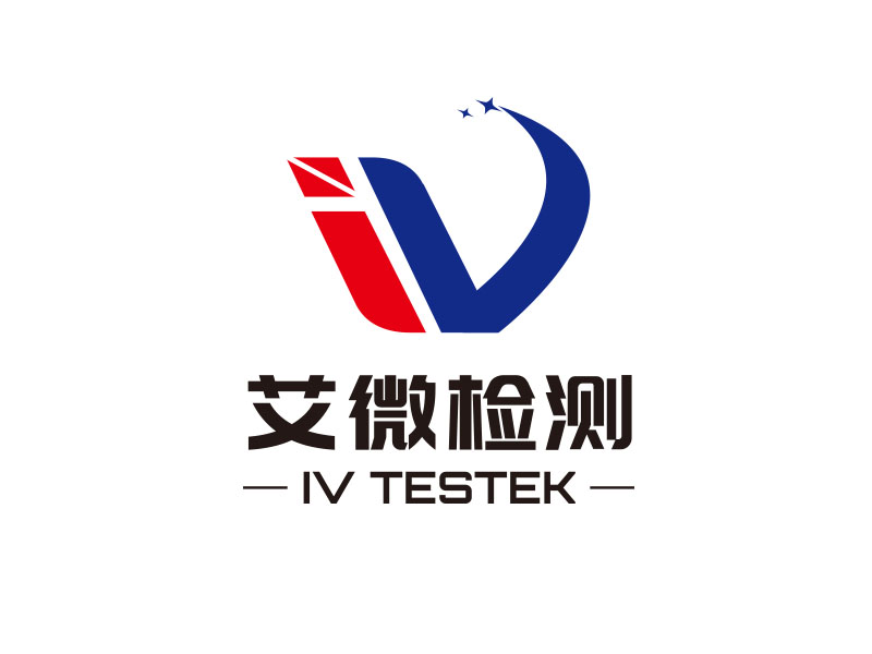 朱紅娟的艾微檢測(cè)/IV Testeklogo設(shè)計(jì)
