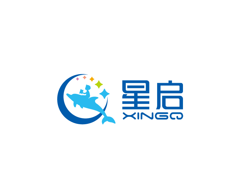 張俊的星啟logo設計