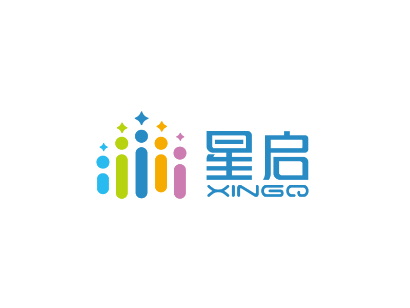 張俊的星啟logo設計