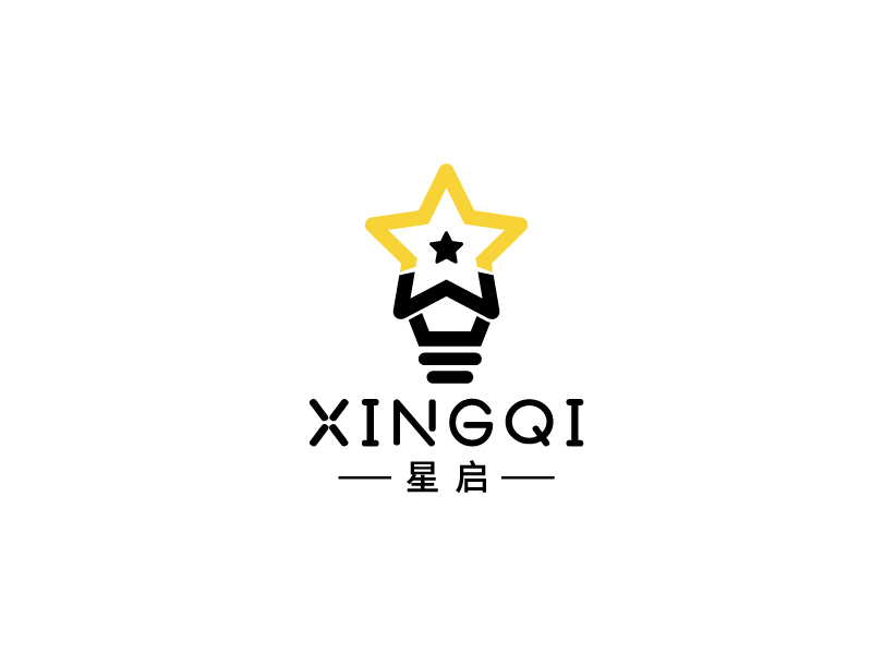 李寧的星啟logo設計