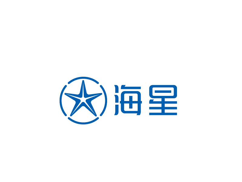 張俊的泳池清潔機(jī)器人公司旗下的海星品牌logo設(shè)計