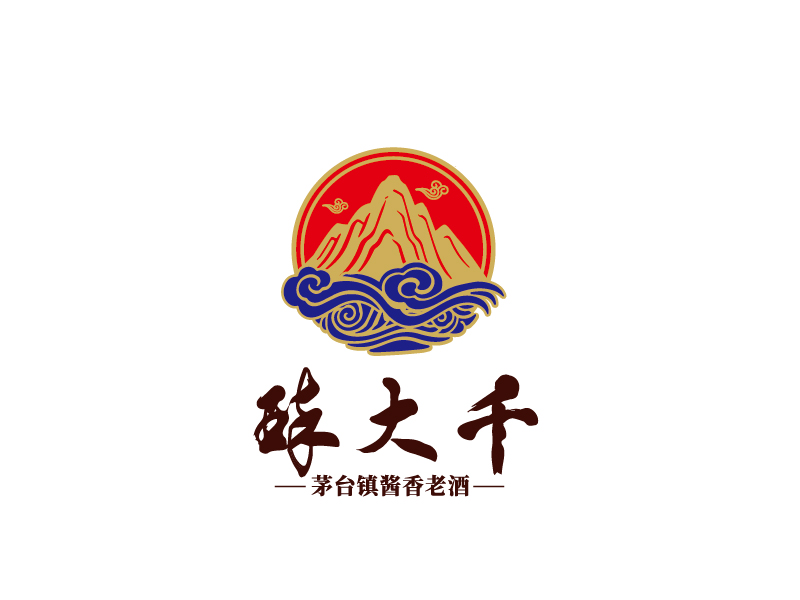 張俊的醉大千logo設(shè)計